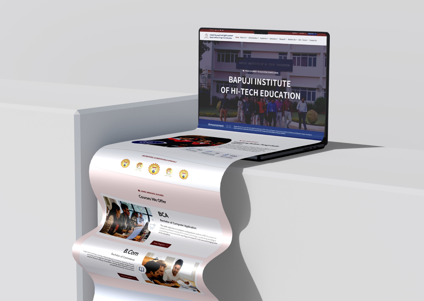 BIHE College Website